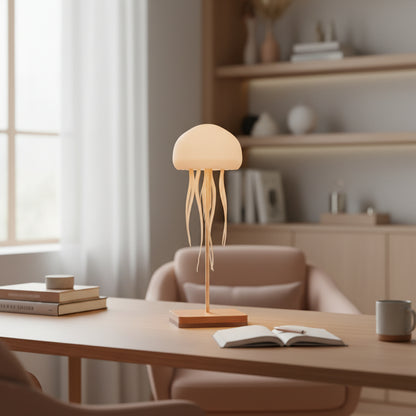 Floating Jellyfish Mood Lamp – RGB Color-Changing Night Light