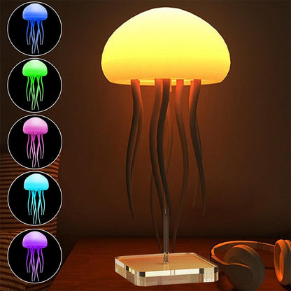 Floating Jellyfish Mood Lamp – RGB Color-Changing Night Light
